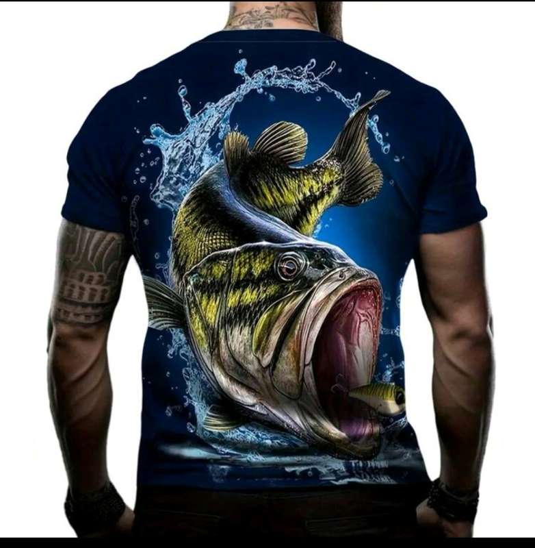 3D printed fishing T Shirts