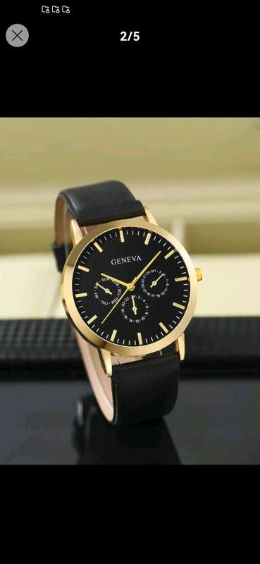 Wow amazing luxurious Men`s geneva Quartz Watch set 2 piece