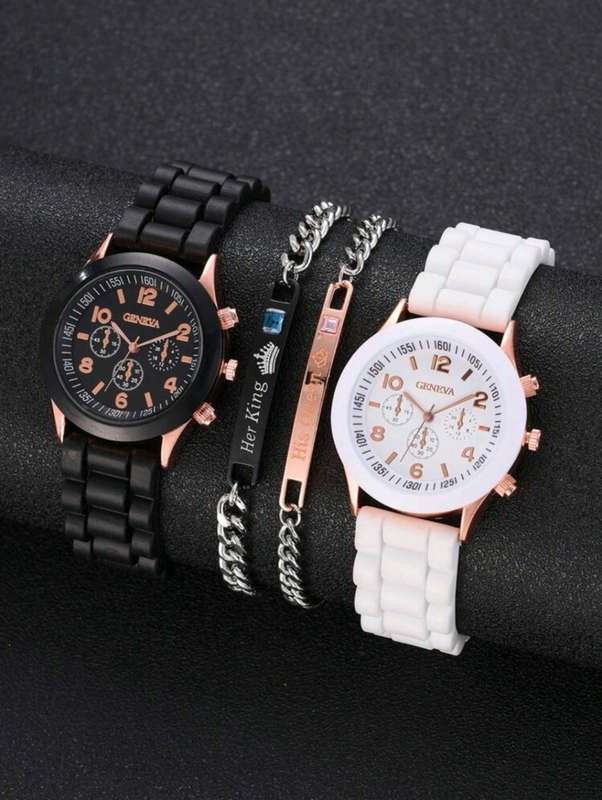 couples Quartz Watch set