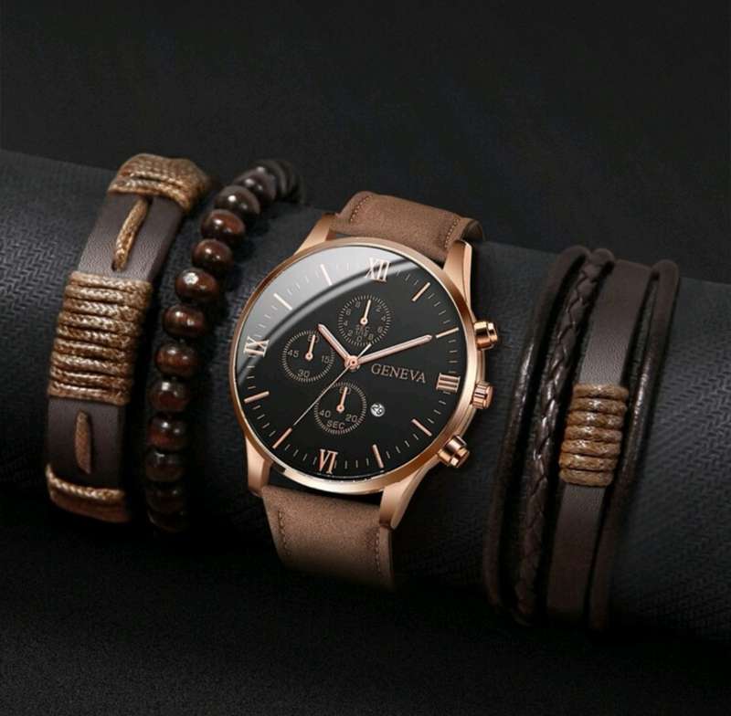 Wow amazing luxurious 4pc Quartz Watch set