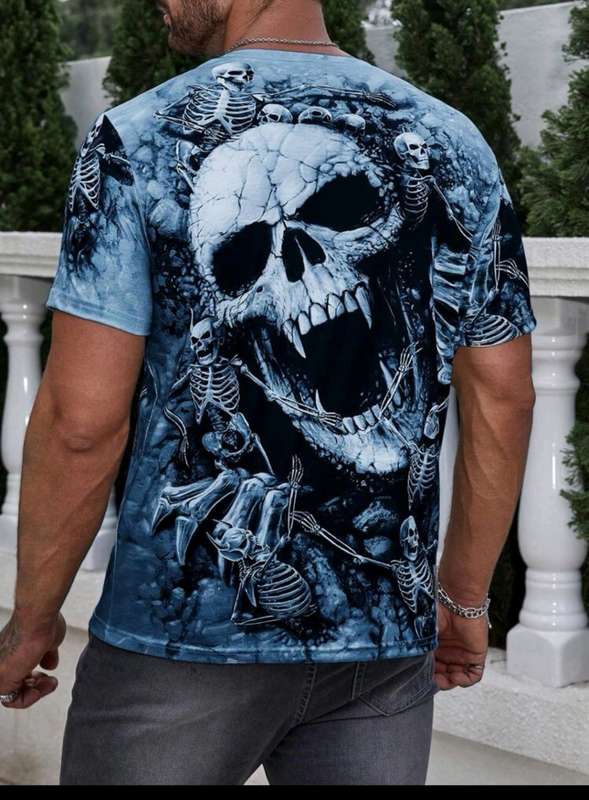Wow amazing luxurious Men`s Manfinity LEGND skeleton printed  T shirts