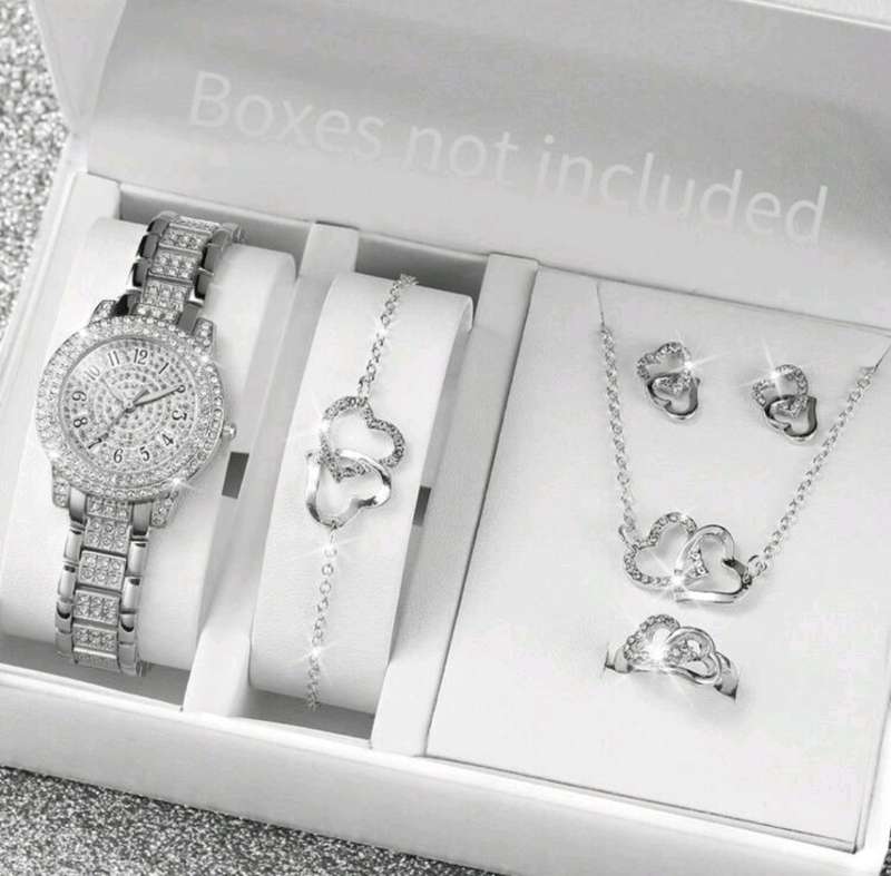 Wow amazing luxurious woman 6pcs Quartz Watch set