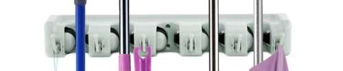 Mop & Broom Wall Mounted Holder