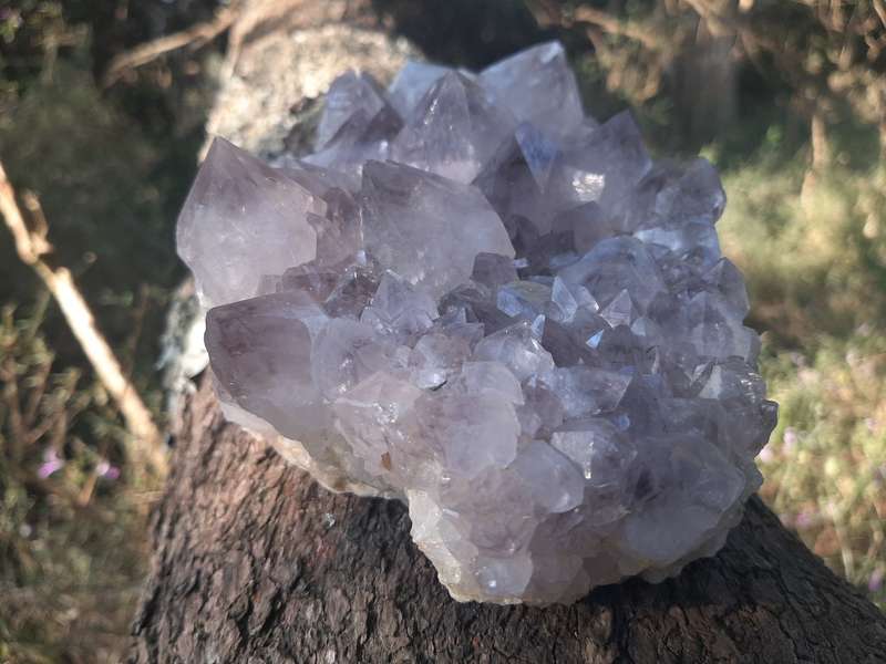 PURPLE SPIRIT QUARTZ CLUSTER  1.335kg