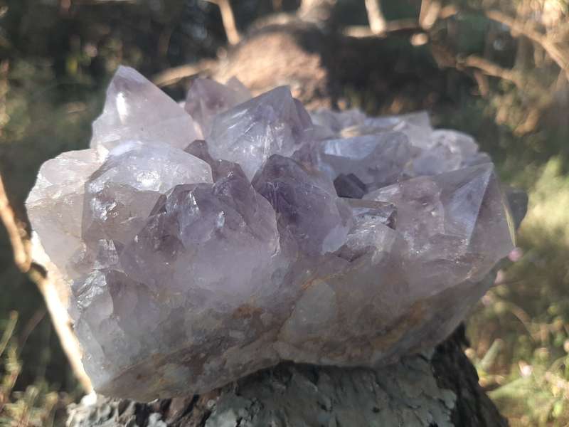 PURPLE SPIRIT QUARTZ CLUSTER  1.335kg