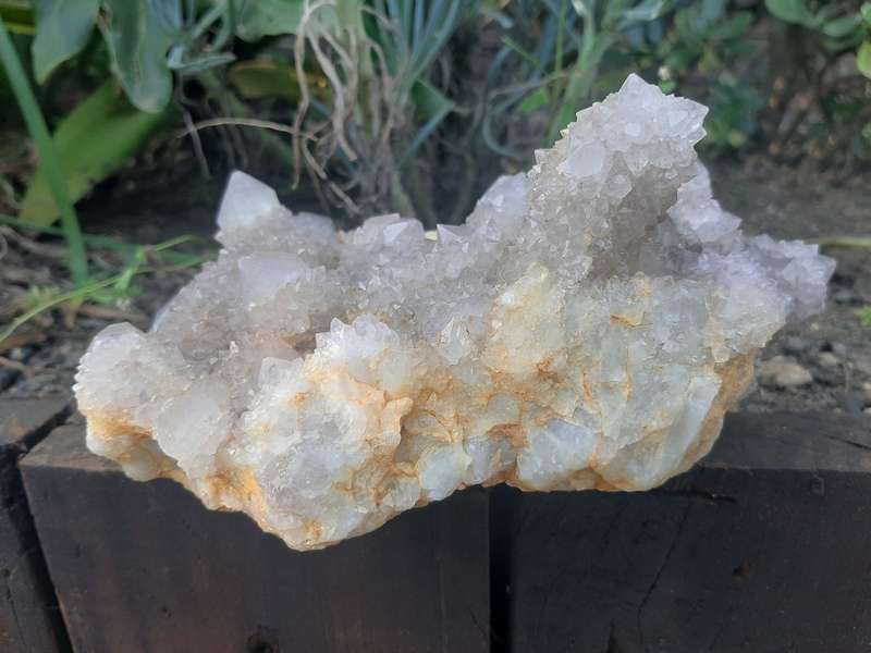 WHITE SPIRIT QUARTZ CLUSTER  1.205kg