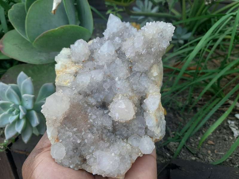 WHITE SPIRIT QUARTZ CLUSTER  1.205kg