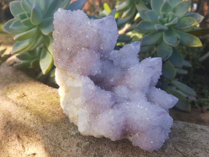 PURPLE SPIRIT QUARTZ CLUSTER  0.580 grams