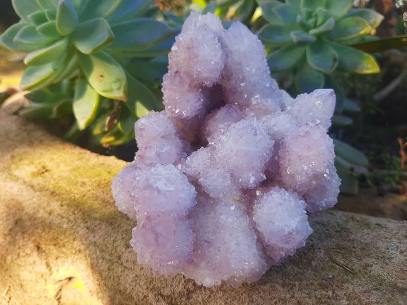 PURPLE SPIRIT QUARTZ CLUSTER  0.580 grams