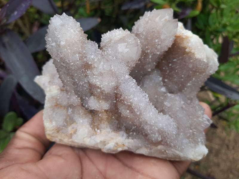 LIGHT PURPLE SPIRIT QUARTZ CLUSTER  1.305kg