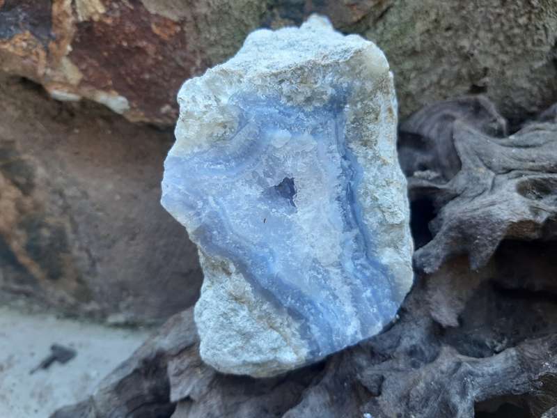 BLUE LACE AGATE 0.555 grams