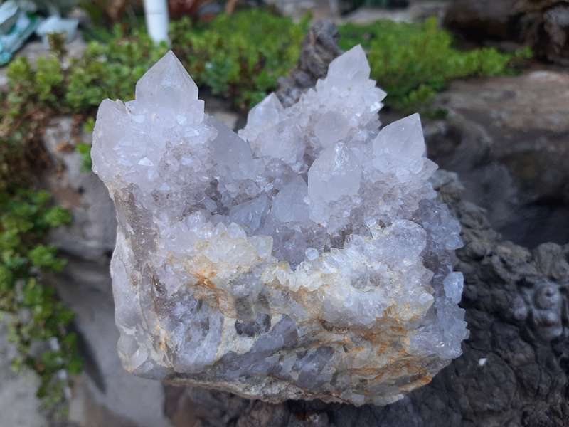 WHITE SPIRIT QUARTZ CLUSTER  1.00kg