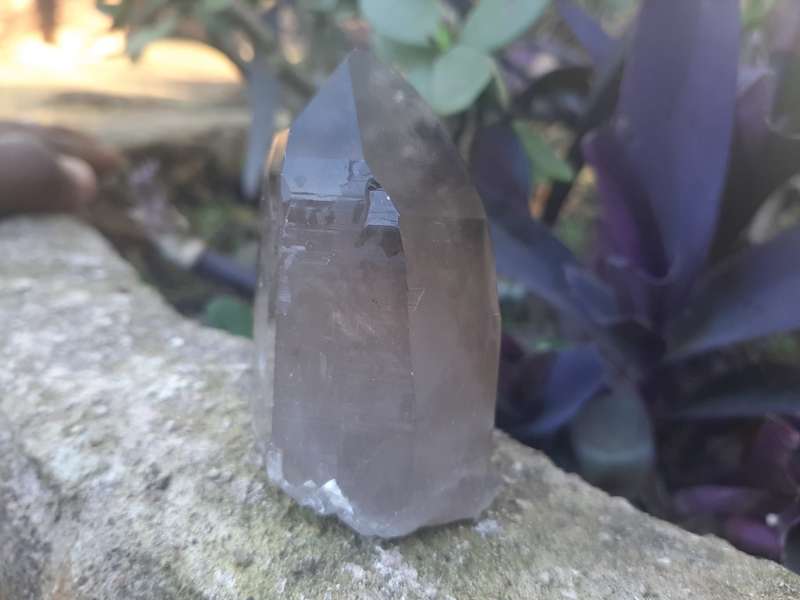 SMOKEY QUARTZ CRYSTAL  0.130 grams