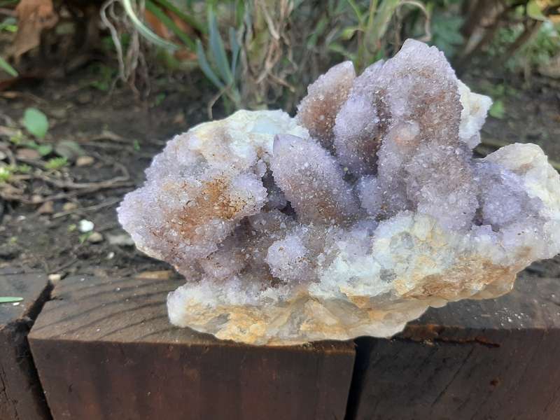 PURPLE SPIRIT QUARTZ  L 133 mm W 66mm H 62mm 0.740grams