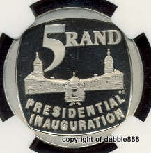 !!! PRESIDENTIAL INAUGURATION R5 1994 - PF68 Ultra Cameo !!! 3RD HIGHEST GRADE !!!