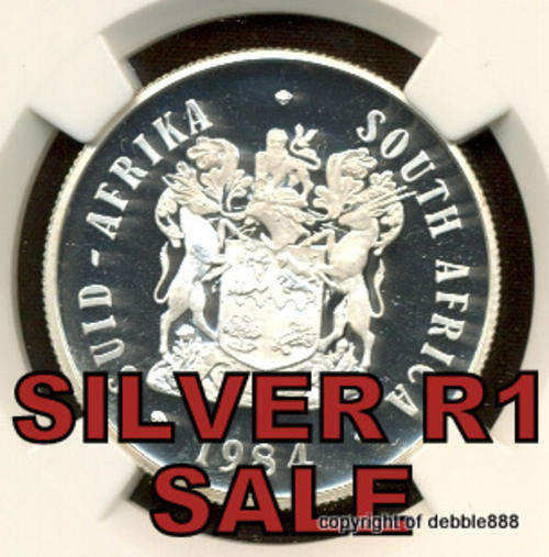 SILVER 1 RAND SALE !!!!! ***1984 - PF68 Ultra Cameo !!! 2ND FINEST - ONLY 2 BETTER !!!