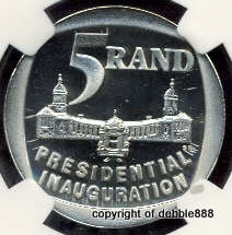!!! 2ND HIGHEST GRADE !!! VERY SCARCE !!! ***PF68 ***CAMEO!!!*** INAUGURATION R5 !!!