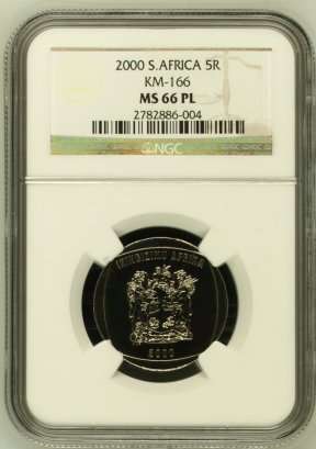 2000 R5, NGC GRADED MS66 PL *** RARE GRADE