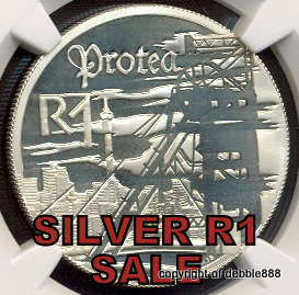SILVER 1 RAND SALE !!! 1999 Mine Tower - PF69 UC - 2ND HIGHEST !!! ONLY 3 BETTER - Only 2,617 proofs