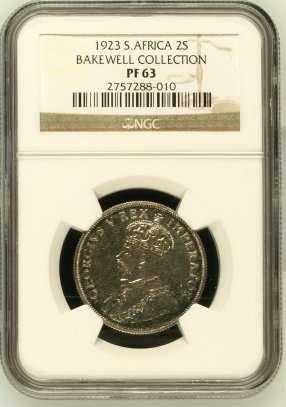 PROOF SALE *** 1923 *** 2S *** PF63 ***EX BAKEWELL COLLECTION