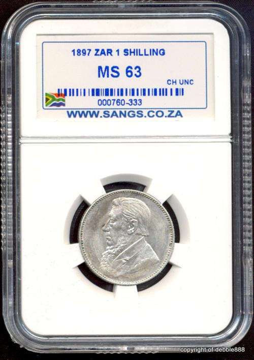 ZAR 1897 *** 1S *** MS63