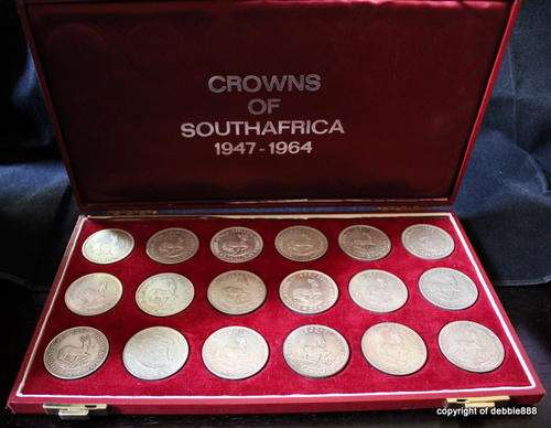 COMPLETE CROWN SET - 1947 to1964 - in original presentation box