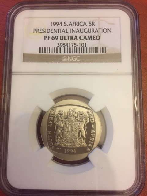 1994 INAUGURATION *** Presidential inauguration R5  *** PF69 ultra cameo *** add to your collection