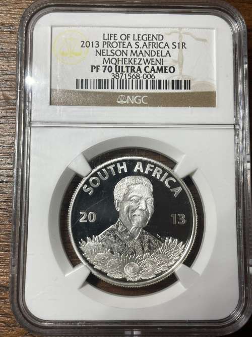 2013 Mandela Pf70 life of legend series