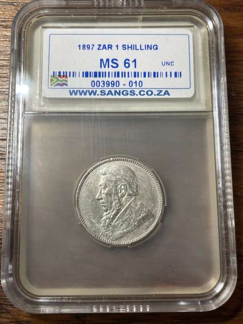 1897 1 Shilling MS61