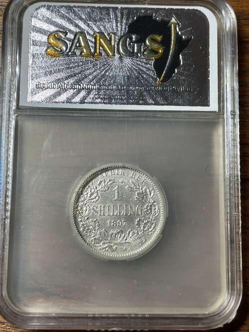 1897 1 Shilling MS61