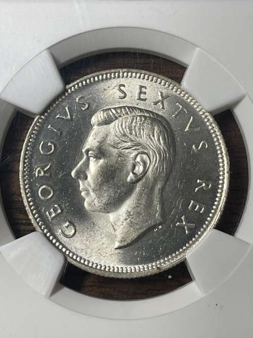 1948 2 shilling Bakewell collection  MS63 mintage 7893