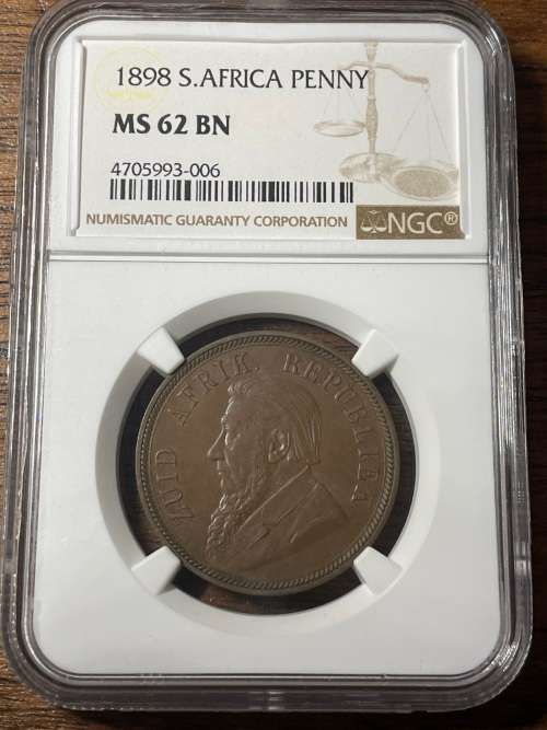 1898 Zar Penny MS62bn