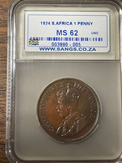 1924 Penny graded MS62