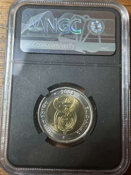 2008 R5 Mandela MS68 ngc graded
