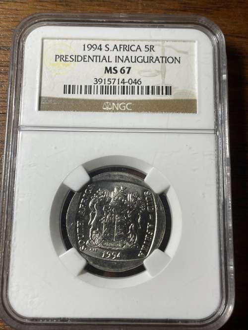 1994 Presidential inauguration NGC MS67 extremely high grade