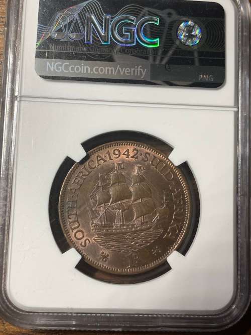 1942 Penny MS63BN  NGC graded  uncirculated
