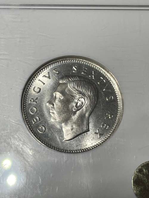 1951 1 Shilling MS64 NGC Graded old unnamed Bakewell collection superior and brilliant Unc