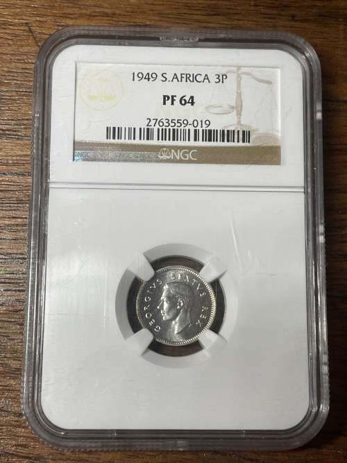 1949 3P graded proof Ngc PF64