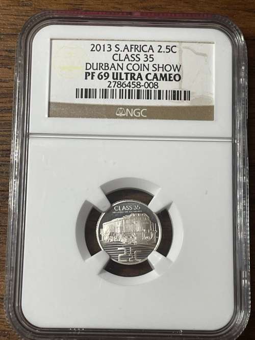 2013 Class 35 Durban Show 2.5c NGC PF69