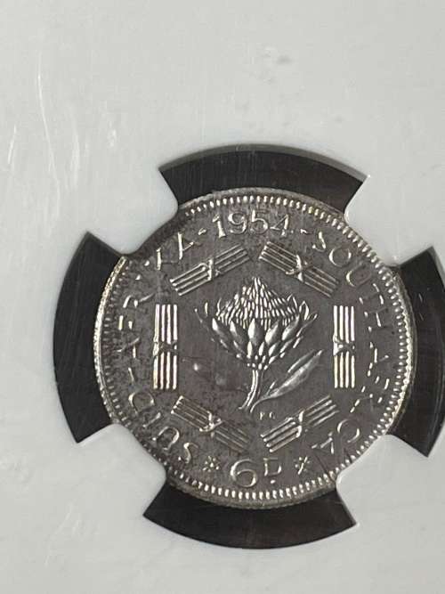 1954 6P Ngc graded NGC PF65