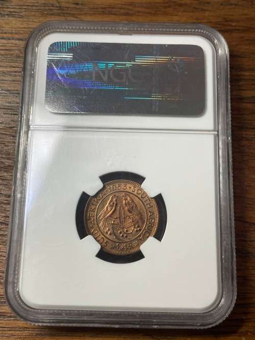 1953 1/4 p ngc PF64rb