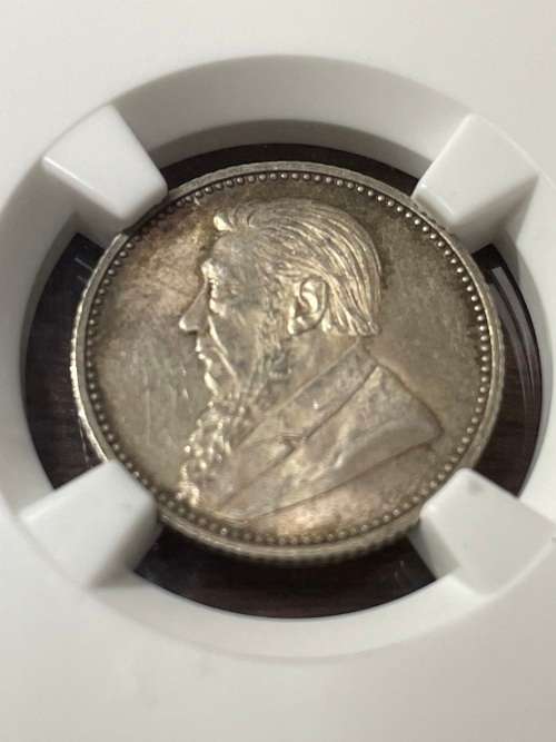 1892 ZAR 6P NGc graded Ms62