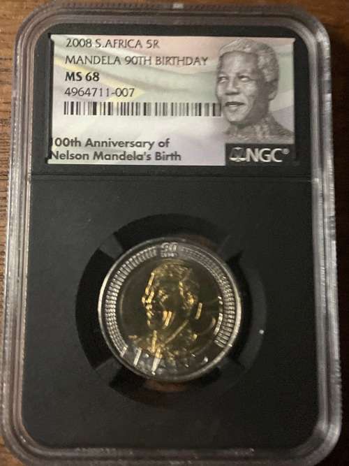 2008 Mandela  Ms68 high grade