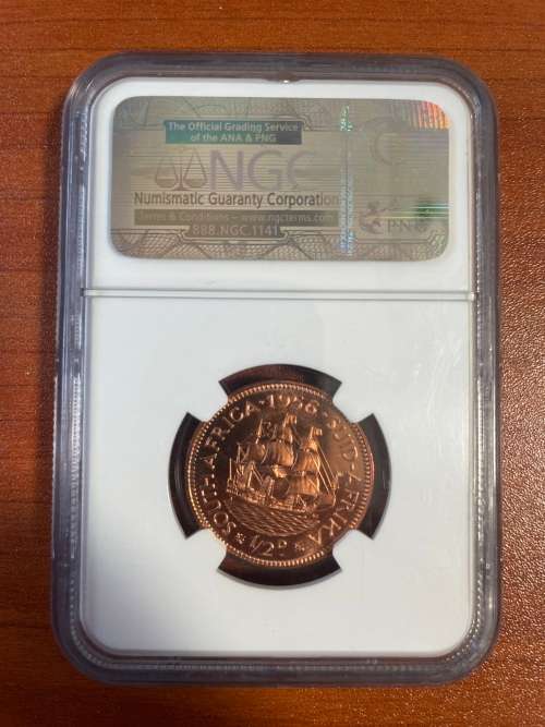 1956 *1/2P * a Bakewell collection piece PR66 Red - second highest grade only 3 better