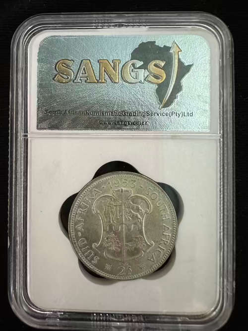 1953 2 shilling Graded MS63 * best priced coin in this range