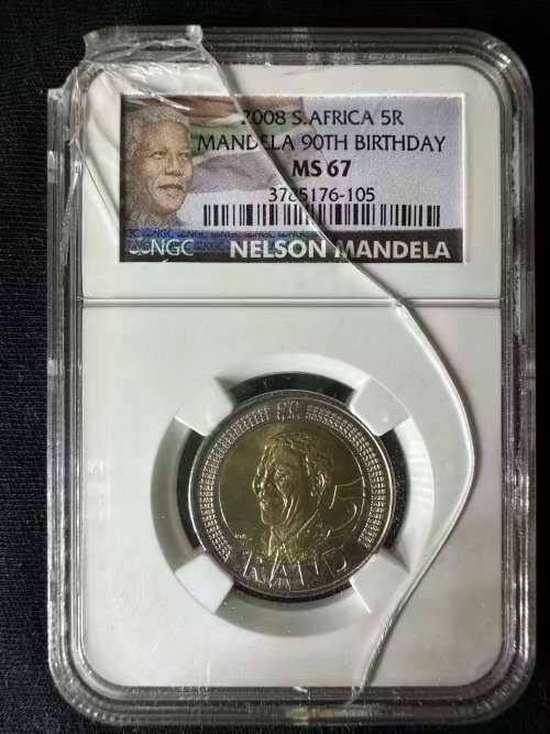 2008 Birthday NGC  graded *MS67 * cracked slab