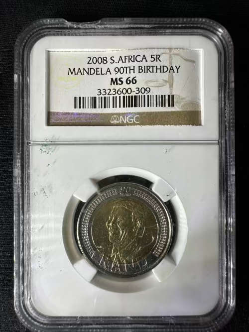 2008 Birthday NGC  graded *MS66 * cracked slab on top