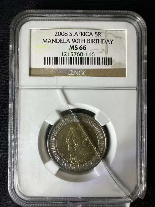 2008 Birthday NGC  graded *MS66 * cracked slab