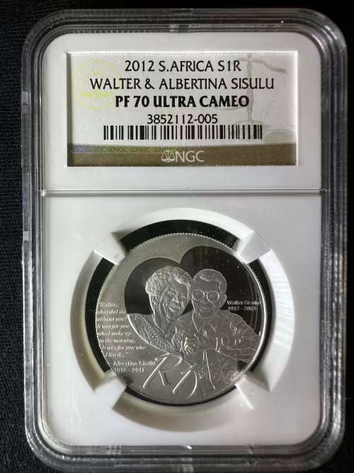 2012 * Silver R1 *pF70 perfect coin