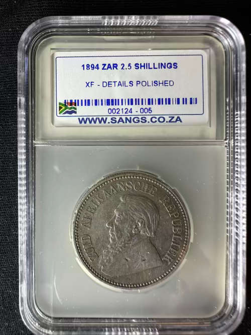 1894 * 2.5 shilling * XF details